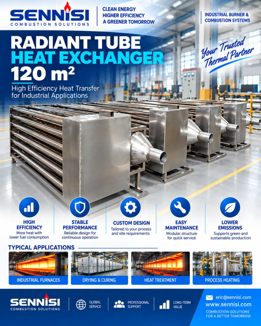 SENNISI industrial gas burner system