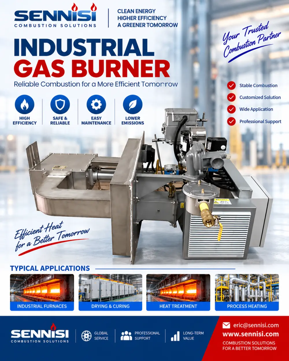 SENNISI industrial gas burner