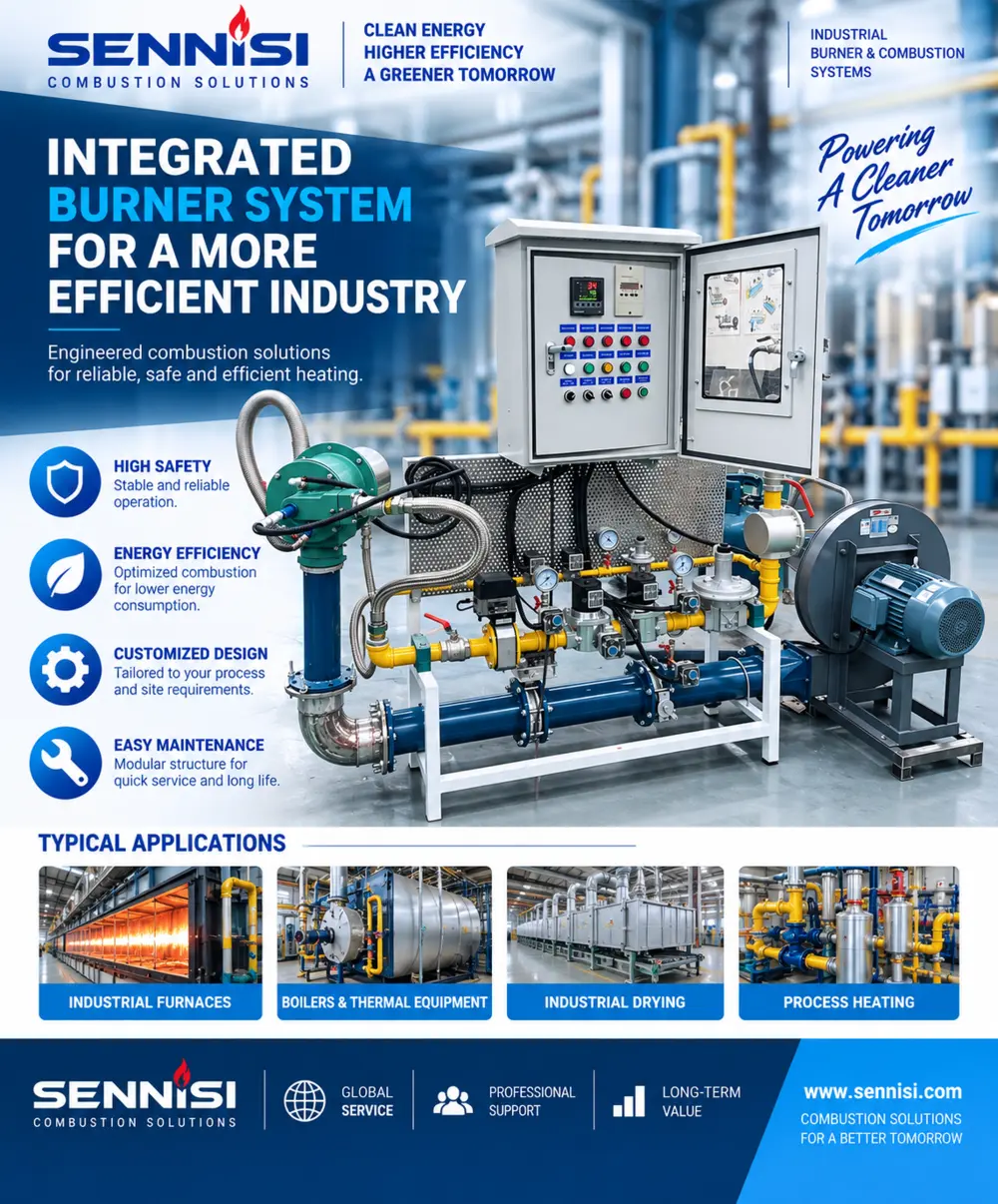 SENNISI integrated burner system